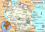 Landkarte von Tanzania